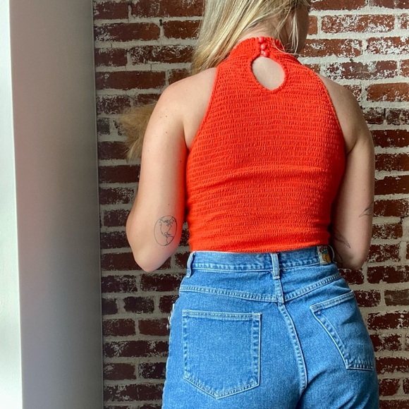 Venus red/orange summer top - Picture 4 of 6